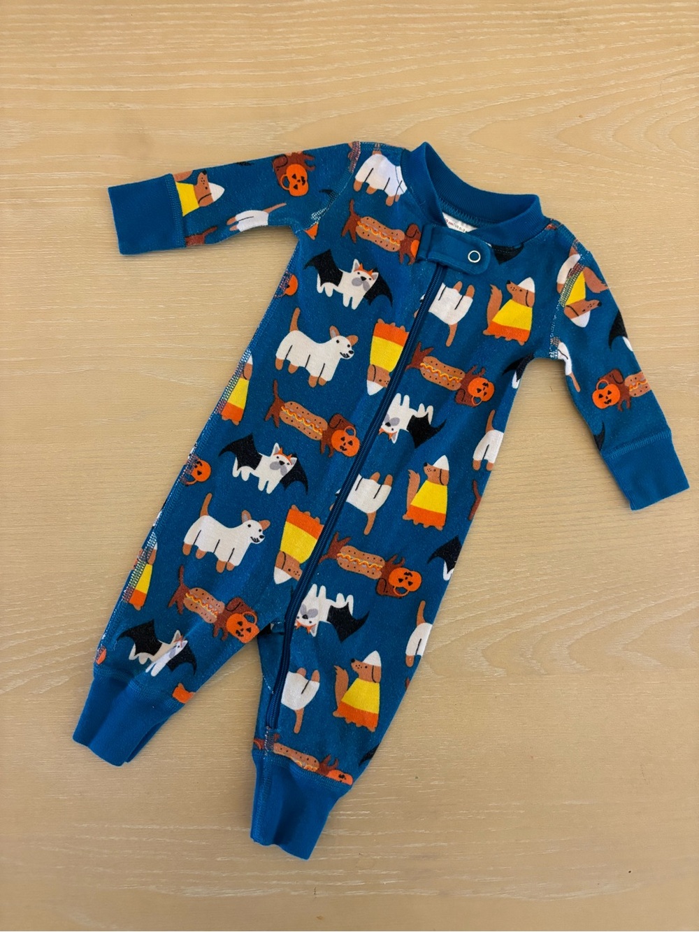 Hanna Andersson Halloween Animal One-Piece Pajamas 0-3 months